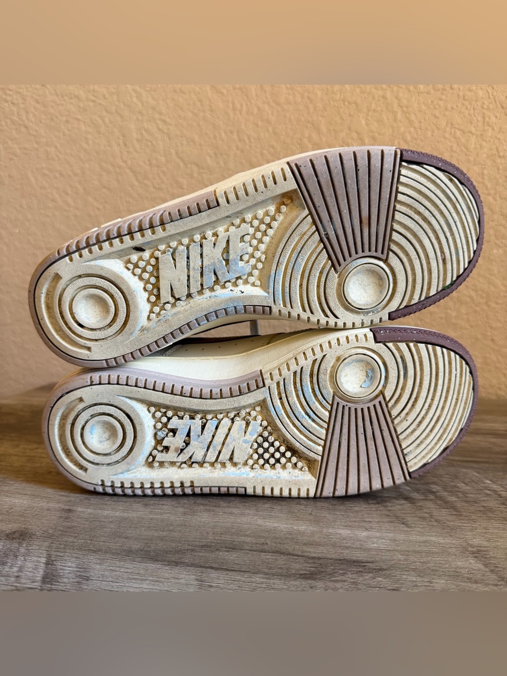 Nike Women's Gamma Force sneakers in light bone and smokey mauve colorway - Picture 8 of 11